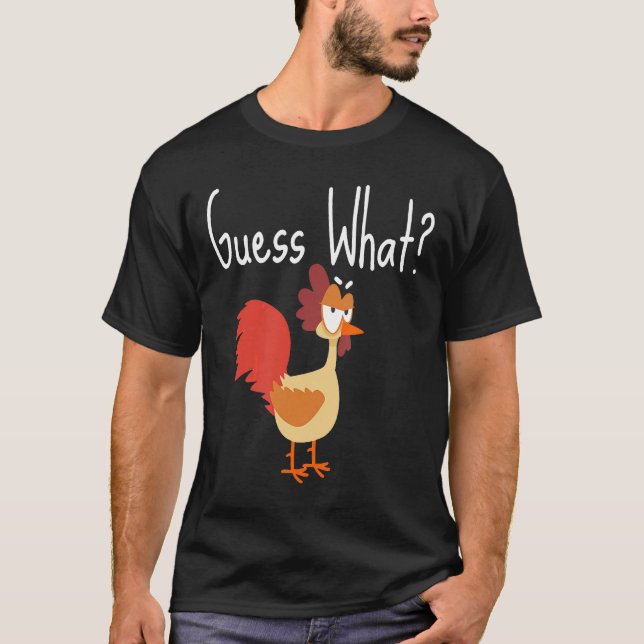Gissa vad chickButt-chickspelet T Shirt (Framsida)