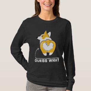 Gissa vad Corgi Butt Funny Corgi Owner Hund Enthus T Shirt