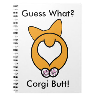 Gissa vad? Corgi-stjärt! Anteckningsbok