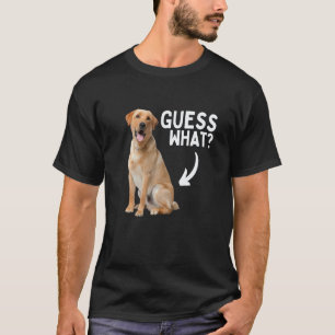 Gissa vad gul labrador bakdel! Rolig Labrador Retr T Shirt