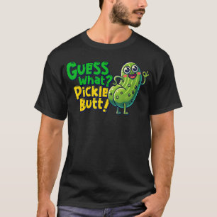 Gissa Vad Gurka Rumpa Roligt Gurkmeme Gurka  T Shirt