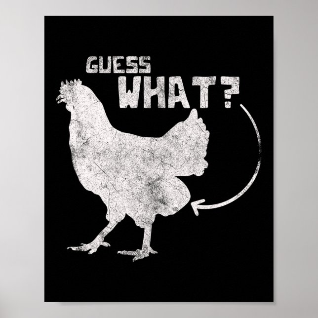 Gissa vad hönan  poster (Framsidan)