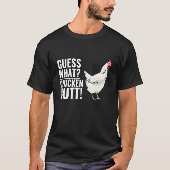 Gissa Vad Hönans Rumpa  Talesätt T Shirt (Framsida)
