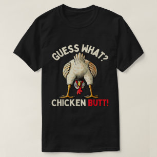 Gissa Vad Höns Baksida Roligt Meme T Shirt
