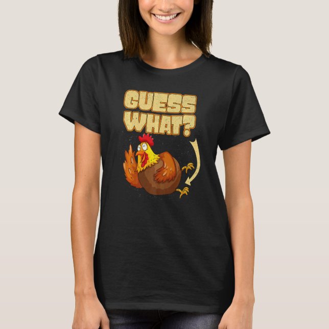 Gissa Vad Hönsfjäder 1 T Shirt (Framsida)