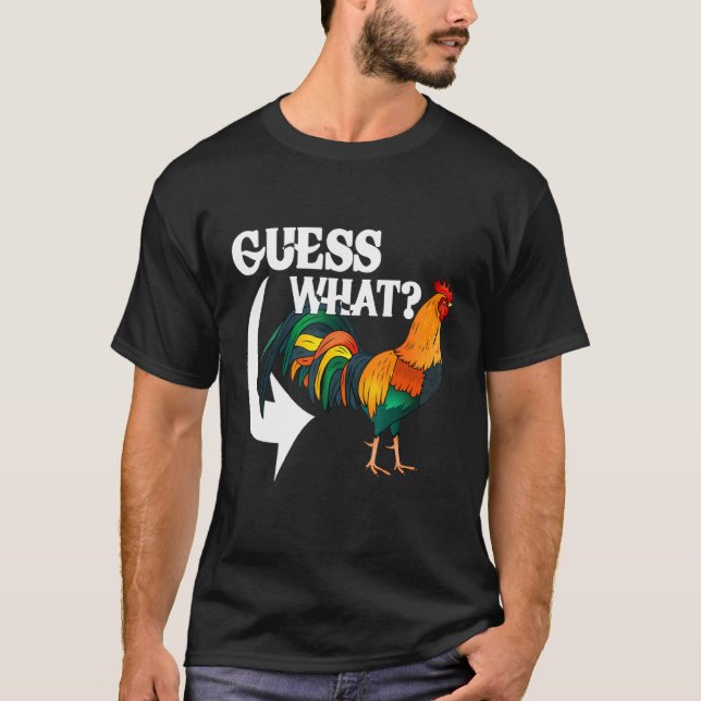 Gissa Vad Hönsfötter  Kyckling T Shirt (Framsida)