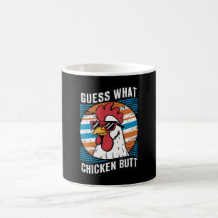 Gissa Vad Hönsfötter Roliga Kycklingälskare Kaffemugg