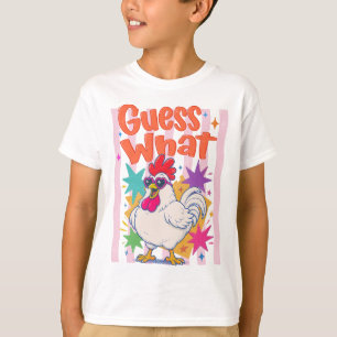 Gissa Vad Hönsfötter Roligt Retro Höns T Shirt