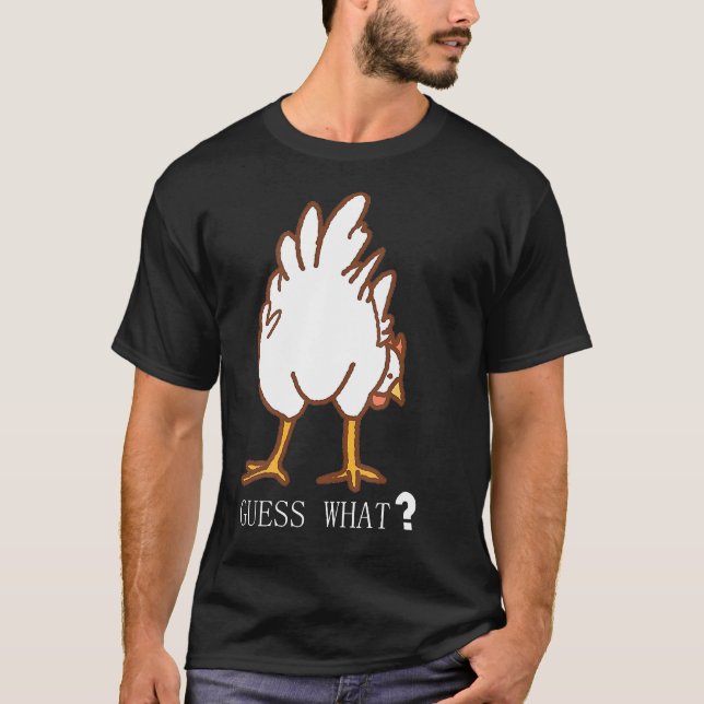 Gissa Vad Hönsfötter T Shirt (Framsida)