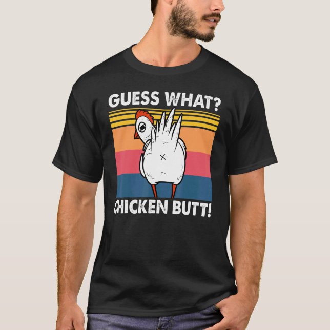 Gissa Vad Hönsfötter T Shirt (Framsida)
