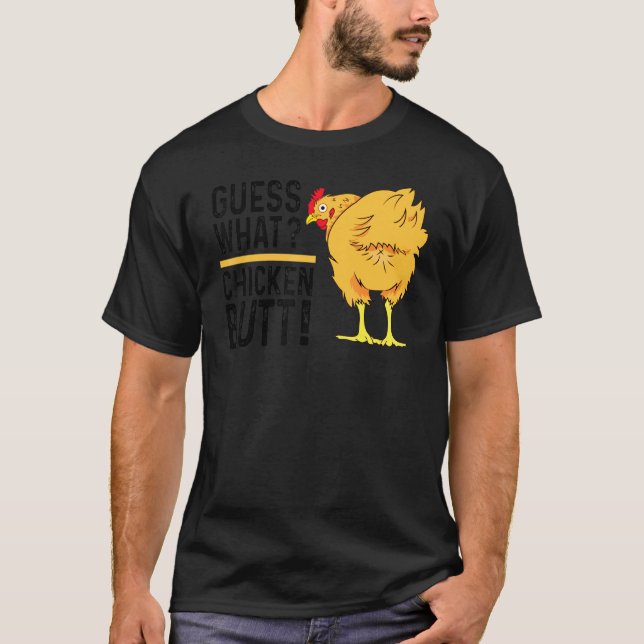 Gissa Vad Hönsfötter T Shirt (Framsida)