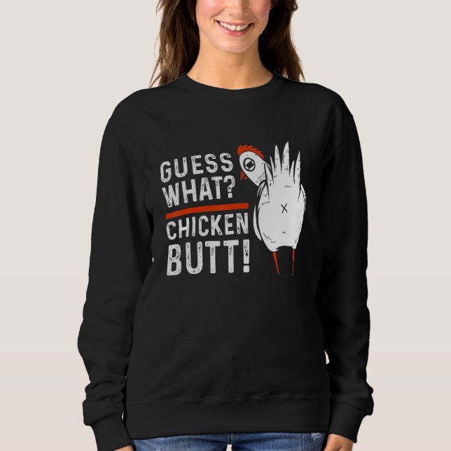 Gissa Vad Hönsfötter  Vit Kyckling Kyckling T Shirt (Framsida)