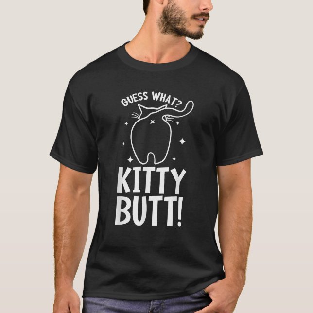 gissa vad kattunge är lustig kattkattkatt eller t shirt (Framsida)