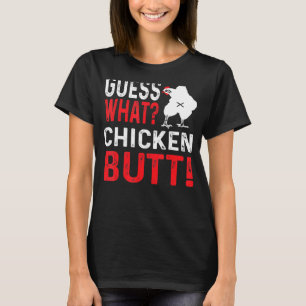 Gissa vad knapp 2 för kyckling t shirt