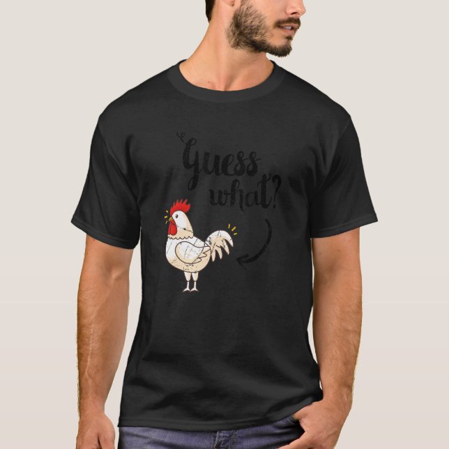 Gissa vad kyckling är, men det ursprungliga utstre t shirt (Framsida)