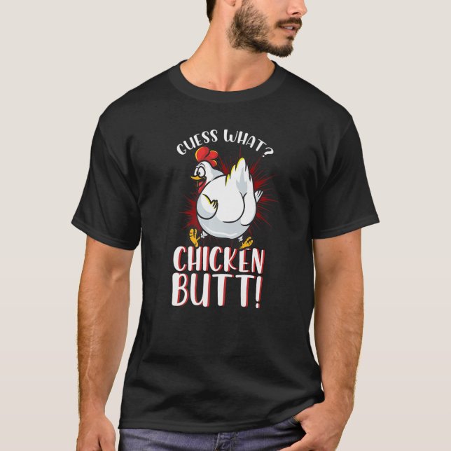 Gissa vad kyckling är, men membranknut t shirt (Framsida)