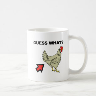 Gissa vad kycklingars rumpa Rolig mugg