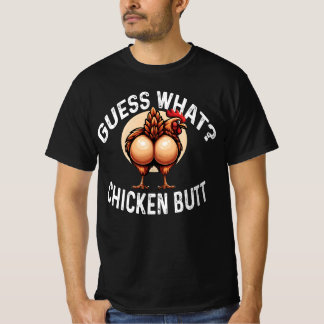 Gissa vad? KycklingButt! - Humous Poultry Pun T Shirt