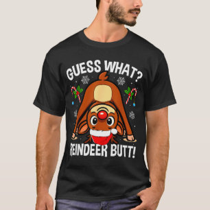 Gissa Vad Ren Tönt Jul Tomte Roligt Jul T Shirt