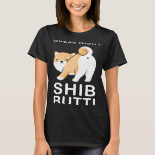 Gissa vad Shib Butt Shiba Inu Token SHIB Crypto är T Shirt
