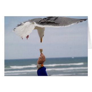 Gissa vad som kommer till middagen hälsningskort