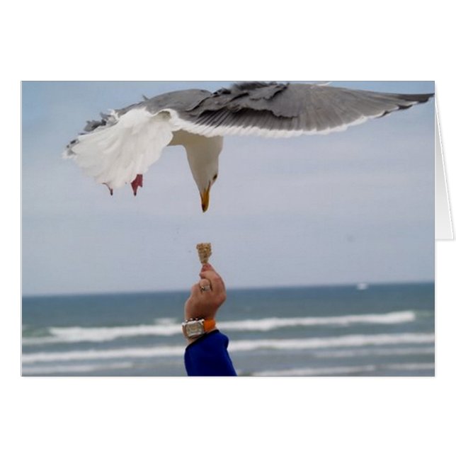 Gissa vad som kommer till middagen hälsningskort (Framsidan Horizontal)