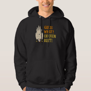 Gissa vad Superskojet "Kycklingknapp" är Sarkastic Hoodie