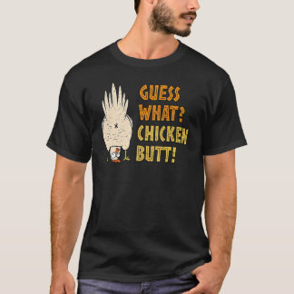 Gissa vad Superskojet "Kycklingknapp" är Sarkastic T Shirt