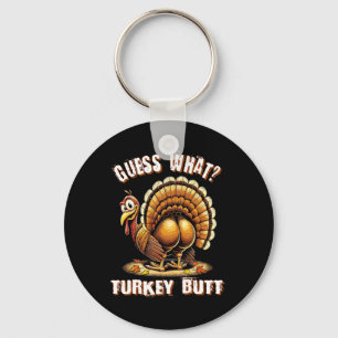 Gissa Vad Turkos Stjärt Thanksgiving T-shirts Kvin Nyckelring