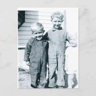 Gissa vad vi gjorde! vykort