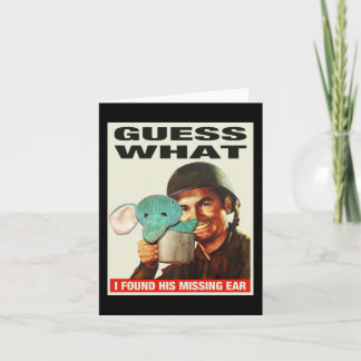 Gissa vad WWII Poster Notecards Kort