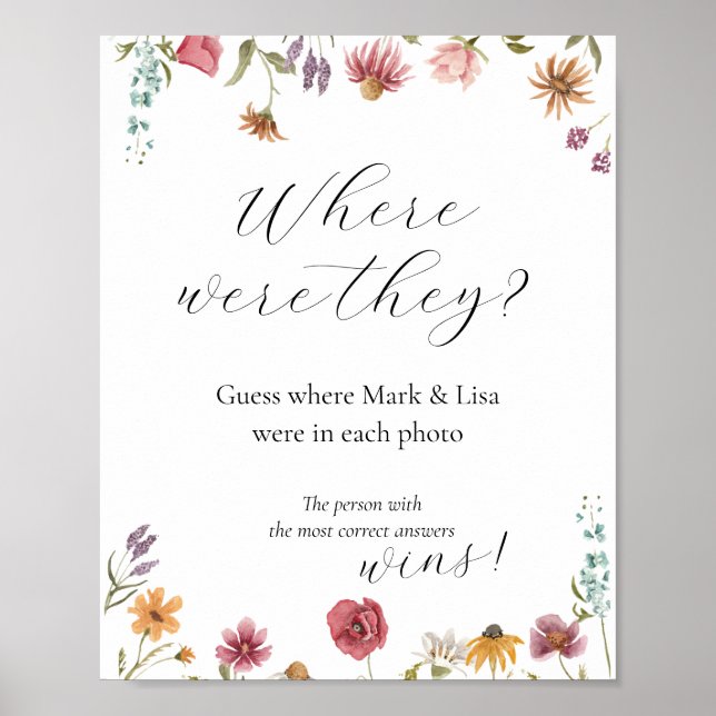 Gissa var de var Bröllopsfestspelareaffisch Poster (Framsidan)