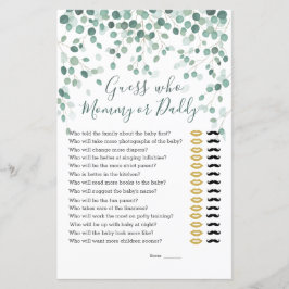 Gissa vem babyskor som spelar Eucalyptus Löv