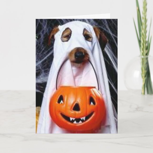 Gissa vem? - Halloween-kort Kort (Framsida)