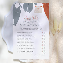 Gissa Vem | Hej Baby Boho Kläder Baby Shower