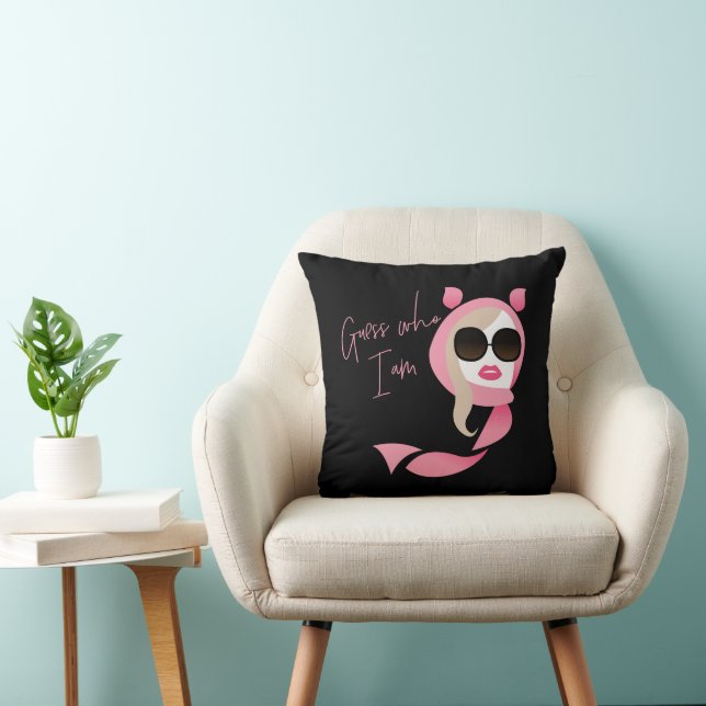 Gissa vem jag är - den vita lotus kudde (Stol)