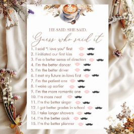 Gissa vem Kärlek som sprider Möhippa spel