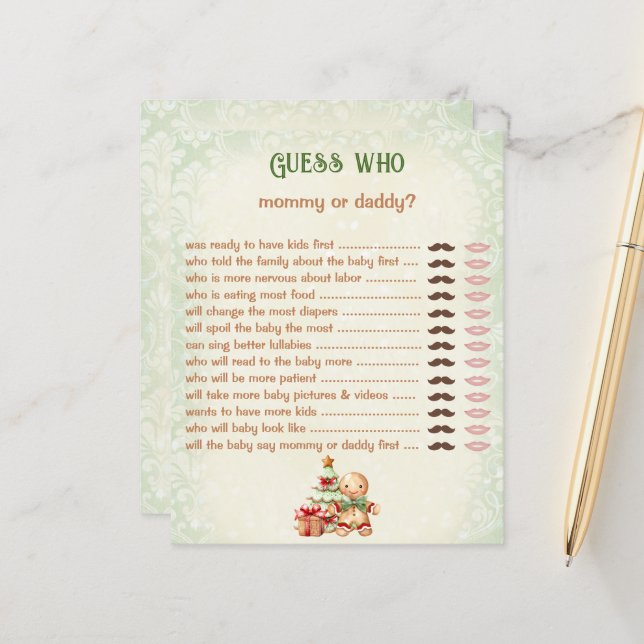 Gissa Vem Mamma Pappa Klassiskt Bebisbad Game (Fram/Back In Situ)