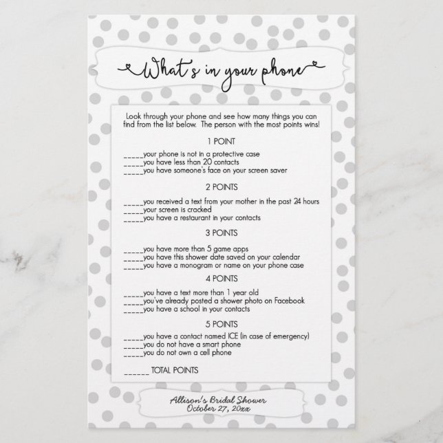 Gissa vem + mobila spel, grått dot möhippa 3985 (Framsida)