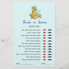 "Gissa vem"-Möhippan för tropiska drycker