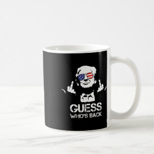 Gissa vem som är bakåttrump kaffemugg