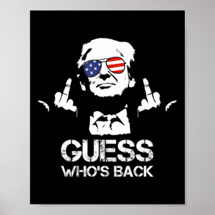 Gissa vem som är bakåttrump poster