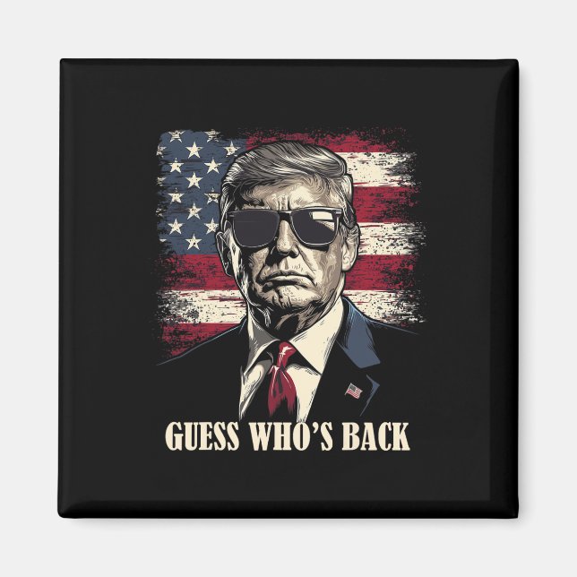 Gissa Vem Som Är Ck - 47 Trump-seger  Magnet (Framsidan)