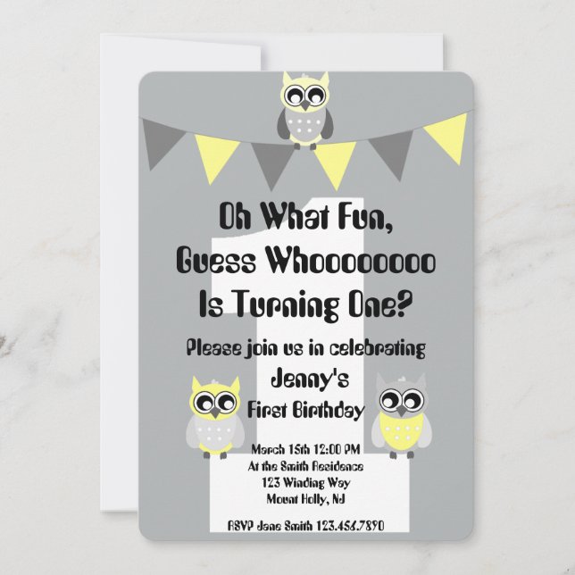 Gissa vem som är en? inbjudningar (Framsida)