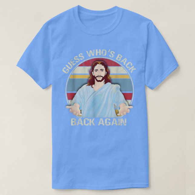 Gissa vem som är i Glad påsk! Jesus Christian Mat T Shirt (Design framsida)