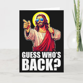 Gissa vem som är tillbaka_ Kristna Jesus Singlar G Kort