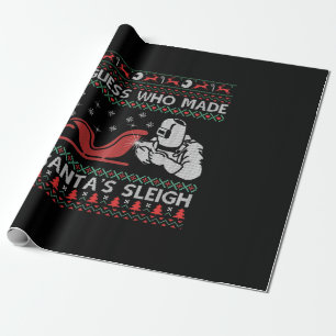 Gissa vem som gjorde julets sleigh Funny Welder G Presentpapper