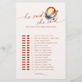 Gissa vem som sa att det var Möhippa på kaffe