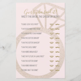 Gissa vem som sa att det var möhippa spel