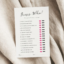 Gissa vem som sa Möhippa Game